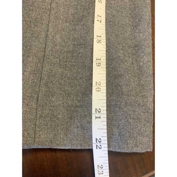 Caslon 16 Wool Cropped Business Casual Winter Blazer Charcoal Gray - Picture 5 of 10